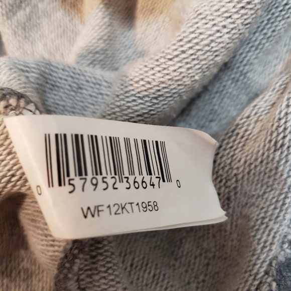 Joe Fresh Cowel Neck Oversized Sweatshirt Womens S Grey Drawstring Batwing - Picture 7 of 8